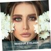 20 Pairs of Dense 3D False Eyelashes for Women, Black Makeup Lashes view 3