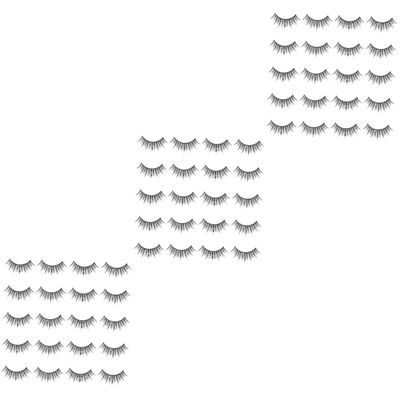 FRCOLOR 30 Pairs of Fluffy False Eyelashes for a Natural Look