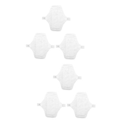 Healvian 2 Sets Reusable Menstrual Pads, Soft Cotton, Washable, for Travel, 3 Pieces