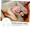 Healvian 2 Sets Reusable Menstrual Pads, Soft Cotton, Washable, for Travel, 3 Pieces view 4