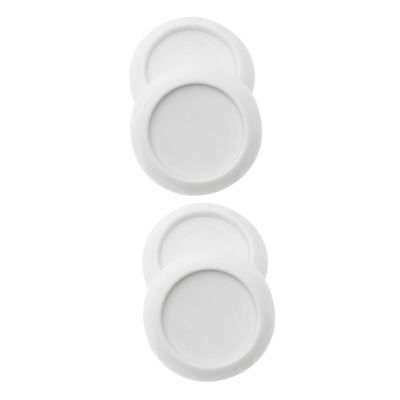 Abaodam 4-Piece Wall Protectors for Pressure-Mounted Gates, Baby and Pet Safety, Non-Slip Wall Cups, Easy Installation