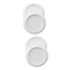 Abaodam 4-Piece Wall Protectors for Pressure-Mounted Gates, Baby and Pet Safety, Non-Slip Wall Cups, Easy Installation view 1