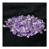 ISOLAY Gift Natural Amethyst Gravel, Purple Quartz Gravel, Crystal Aquarium and Flower Garden Stone Decoration, 1,500 g view 1