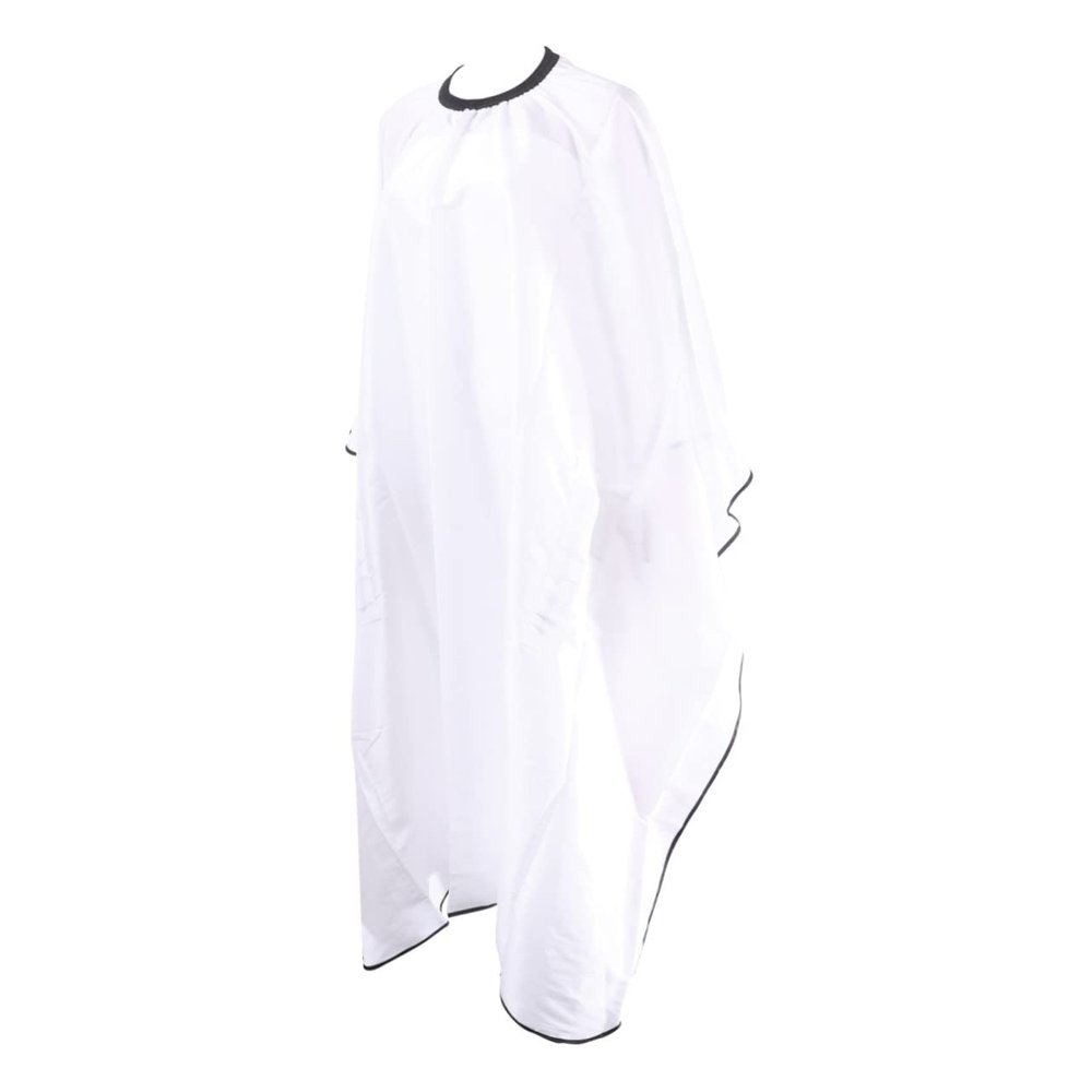DOITOOL Adult Hairdressing Cape, White Cotton-Polyester