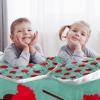 King Duvet Cover Set, Small Red Flower, 3-Piece, Ultra-Soft, 1 Duvet Cover with 2 Pillowcases, Zipper and 4 Corner Ties view 1