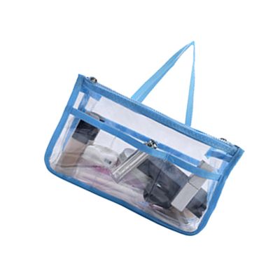 DOITOOL Waterproof EVA Storage Bag, Portable Travel Cosmetic and Toiletry Organizer, Blue