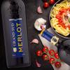 Grand Sud Merlot, Dry, Single-Variety Wine Package + VINOX Winecards (6 x 1.0 L) view 2