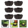 Sosoport 30-Piece Artificial Bird Nest Decorative Ornaments for Miniature Gardens, Parties, Crafts, and Wedding Gifts view 4
