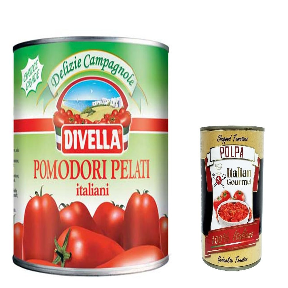 Italian Gourmet Pelatoni Peeled Whole Tomatoes, 3 x 2,500 g