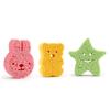 Angoily 6-Piece Baby Bath Sponge Set with Cute Animal Shapes view 1