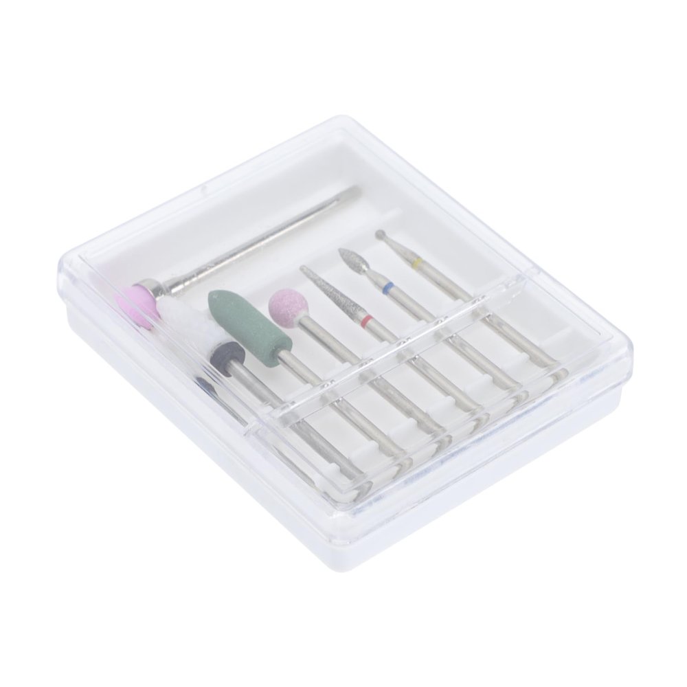 Housoutil 4-Piece Tungsten Steel Nail Care and Polishing Bits