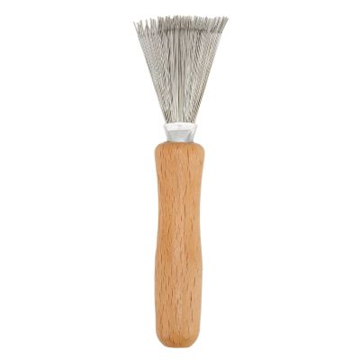 Pet Hair Brush, Rake Design, Stainless Steel Wire