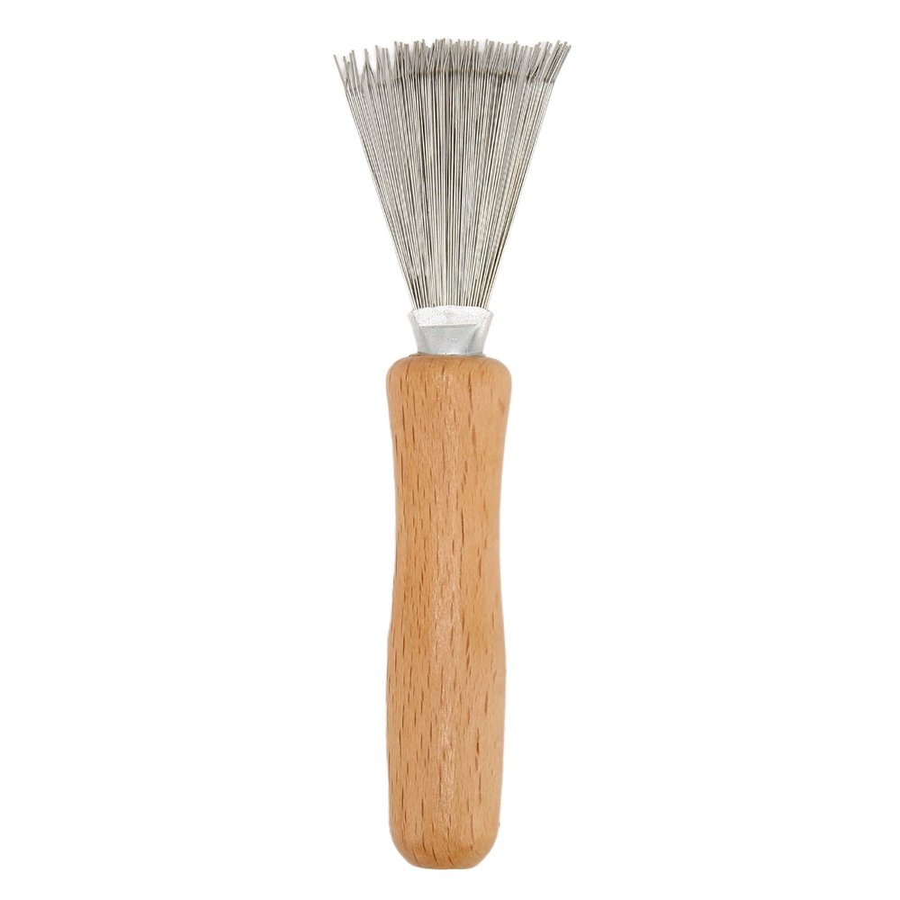 Pet Hair Brush, Rake Design, Stainless Steel Wire