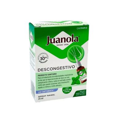 Juanola Decongestant Nasal Spray 20 mL