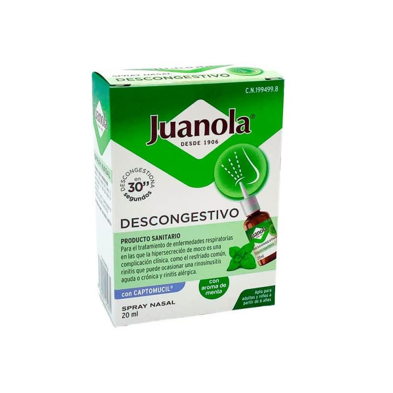 Juanola Decongestant Nasal Spray 20 mL