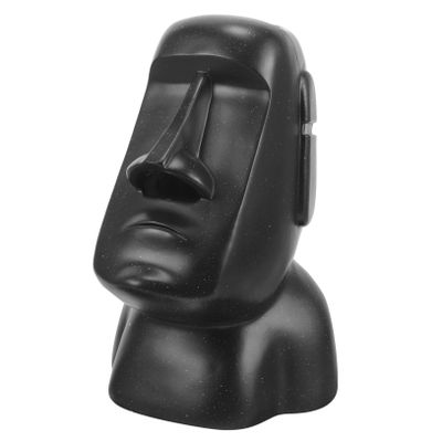 Black Moai Tissue Holder for Kitchen and Office