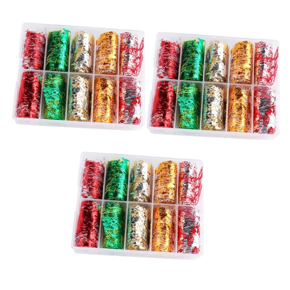 minkissy 30-Roll Nail Art Foil Stickers for Creative Nail Designs and Crafts