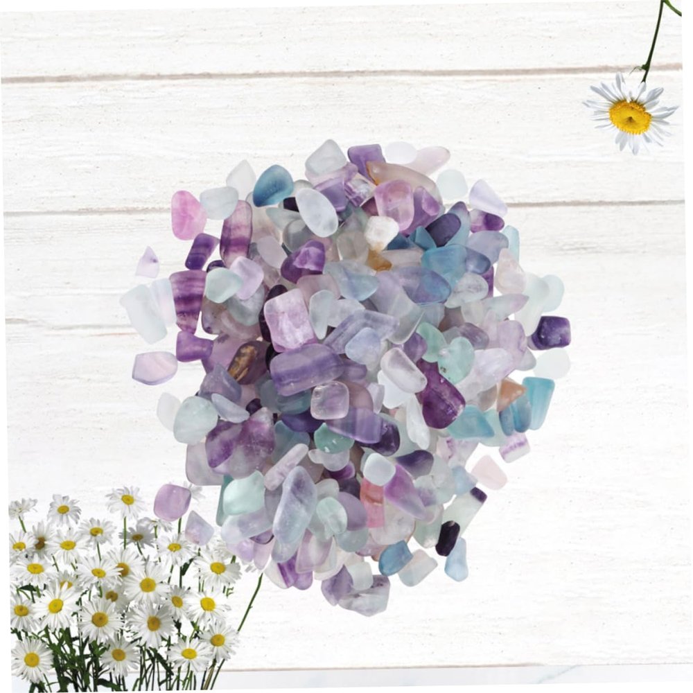 Colorful Glass Crystal Pebbles for Aquariums, 1 Pack