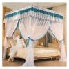 Princess Bed Canopy Mosquito Net with Lace and Metal Frame, King Size view 2