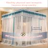 Princess Bed Canopy Mosquito Net with Lace and Metal Frame, King Size view 4
