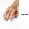 NAILOG UV-Curable Nail Wraps, 34 Pieces, Self-Adhesive Soft Gel Finish, Bonjour view 2