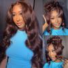 Human Hair Clip-In Extensions, 8 Pieces, 20 Clips, Wavy/Curly, Full Head, Double-Weft view 4