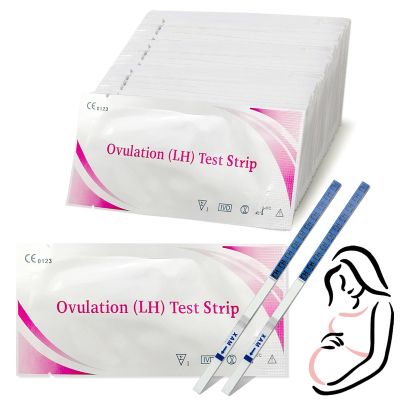50 Ovulation Test Strips, 25 mIU/mL Sensitivity, Fast and Accurate Results