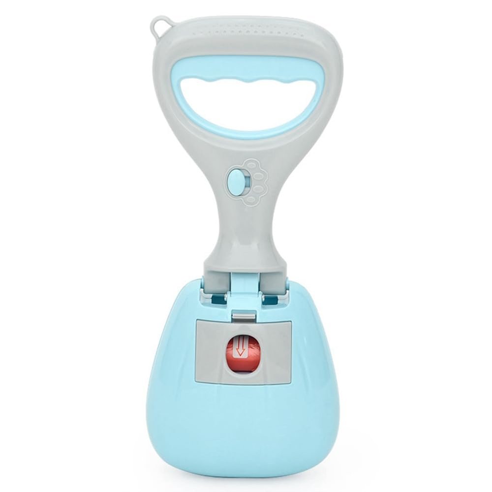 Puooifrty Unbreakable Pooper Scooper for Dogs and Cats, Blue