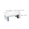 MAGICLULU Plastic Stool for Bathroom view 2