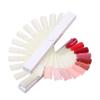 Nail Tip Display Board, 1 Set, Plastic, Fan-Shaped, White view 1
