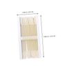 Nail Tip Display Board, 1 Set, Plastic, Fan-Shaped, White view 2