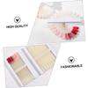 Nail Tip Display Board, 1 Set, Plastic, Fan-Shaped, White view 3