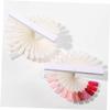 Nail Tip Display Board, 1 Set, Plastic, Fan-Shaped, White view 4