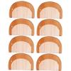 DOITOOL 8-Piece Small Antistatic Wooden Comb Set for Hair Care and Styling view 1