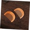 DOITOOL 8-Piece Small Antistatic Wooden Comb Set for Hair Care and Styling view 3