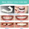 Brigtviee 2 Pairs of Temporary False Teeth Veneers, Upper and Lower, for Women and Men view 4