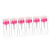 6 Empty 100 ml Plastic Pump Bottles with Push Buttons view 1