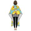 ZORIN Funny Rubber Duck in Blue Pool Hairdressing Cape, Unisex, Black, 140 x 168 cm view 2