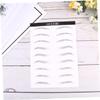 HAPINARY Waterproof Eyebrow Stickers, Random Styles, Artificial Fibers, 2 Sheets with 18 Pairs of Hair-Like Simulated Brows for Women with Sparse or No Eyebrows view 2