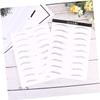 HAPINARY Waterproof Eyebrow Stickers, Random Styles, Artificial Fibers, 2 Sheets with 18 Pairs of Hair-Like Simulated Brows for Women with Sparse or No Eyebrows view 4