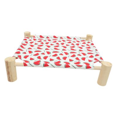 OATIPHO Wooden Cat Bed with Round Design and Rounded Edges for Indoor Use