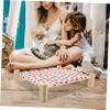 OATIPHO Wooden Cat Bed with Round Design and Rounded Edges for Indoor Use view 2