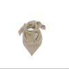 nanito Muslin Cloth 75 x 75 cm Mud, 100% Cotton Double Gauze Muslin, Baby Bandana, Burp Cloth, Security Blanket, Triangle Scarf view 1