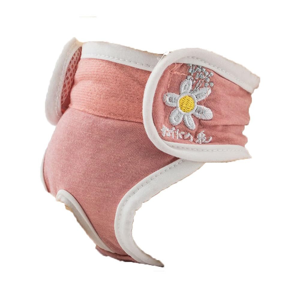 Treer 1-Piece Reusable Female Dog Diaper, Absorbent, Adjustable Fit, XL Hibiscus