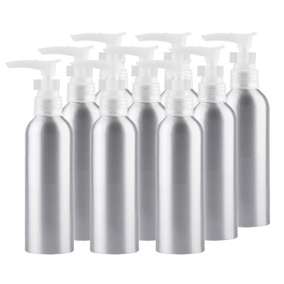 YANCAER 12-Pack 200 ml Refillable Aluminum Soap Dispenser Bottles
