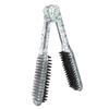 Double-Sided Hair Brush with Clamp for Straightening, ABS Detangling view 1
