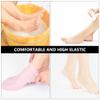 JECOMPRIS Moisturizing Foot Care Socks with Anti-Dryness Effect, Pink, for Dry and Cracked Feet, Size 35–37 view 3