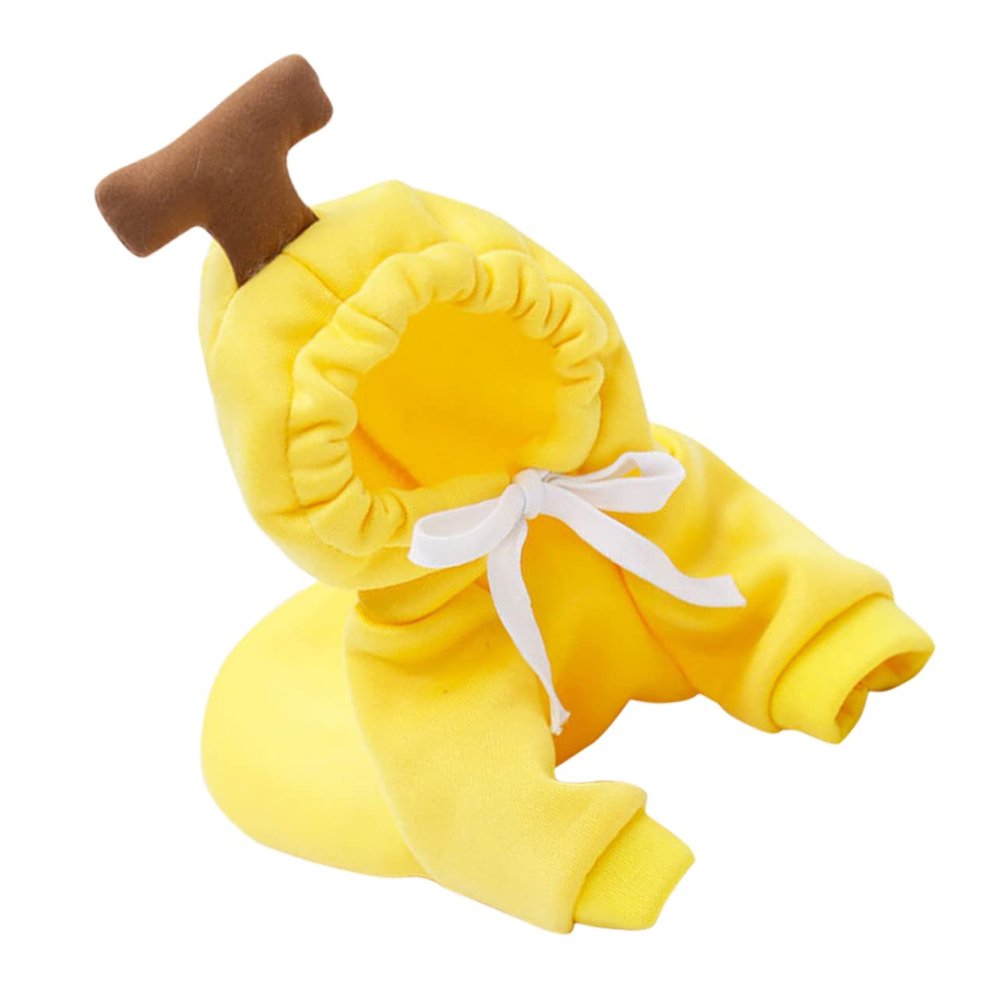 Warm Dog Hoodie for Fall, Yellow
