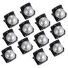 12 Small Black Pearl Hair Clips view 1