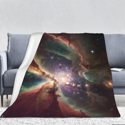 3D Galaxy Flannel Fleece Blanket, 130 x 150 cm